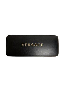 Versace Hard Eyeglass Case Black